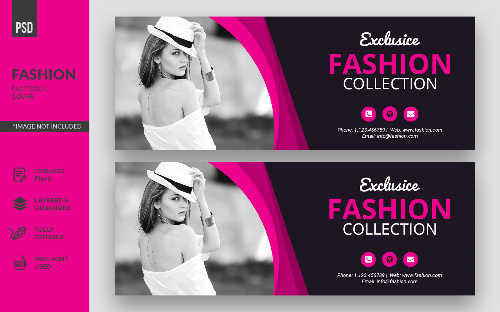Fashion Facebook Covers - Corporate Identity Template