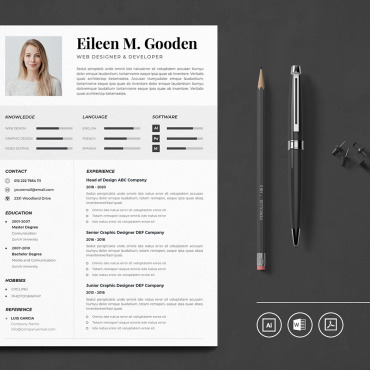 Cv Minimalist Resume Templates 118499