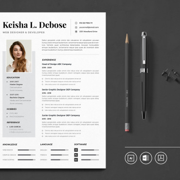 Cv Minimalist Resume Templates 118505