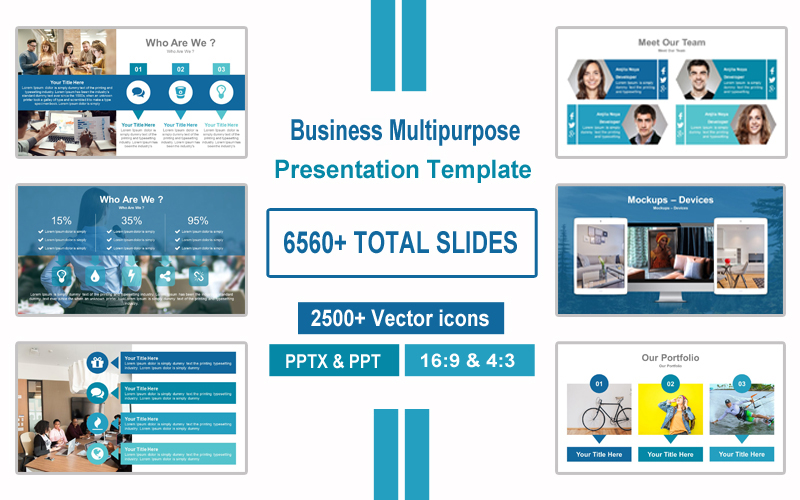 Top - Business Multipurpose PowerPoint template