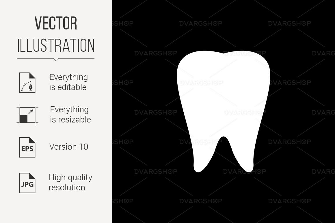 Dentist Symbol - Vector Image