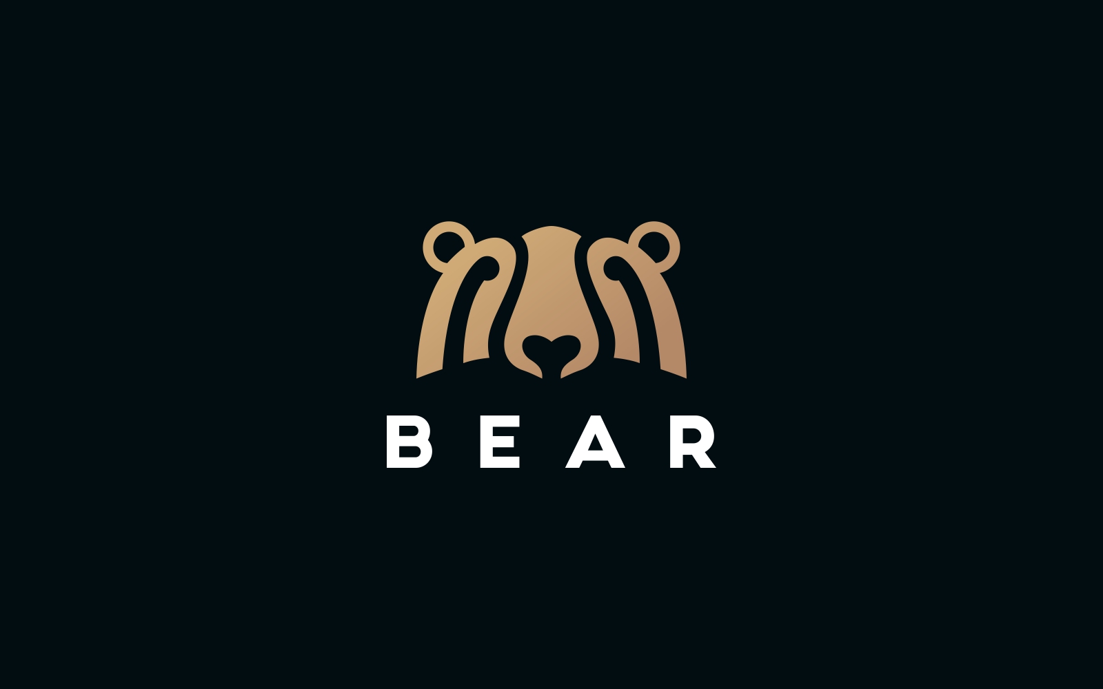 Modern Bear Logo Template