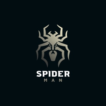 Warrior Spiderman Logo Templates 118745