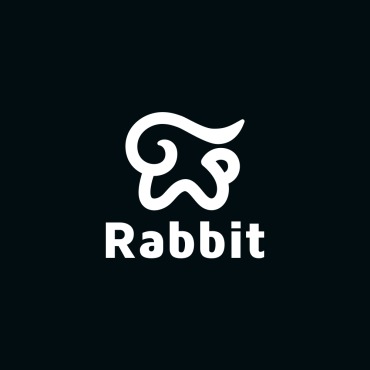 Animals Bunny Logo Templates 118766