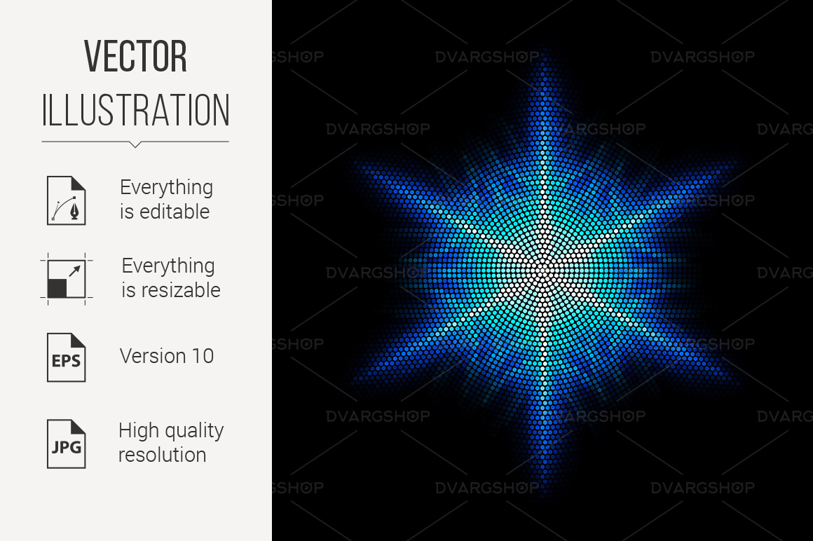 Dots Digital Form - Vector Image