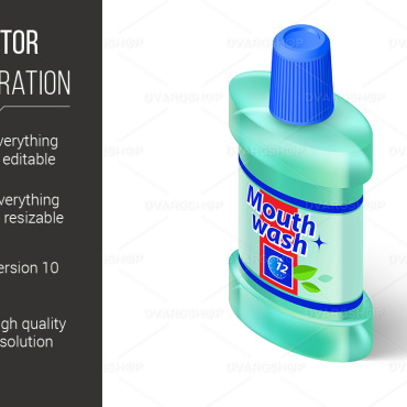 Mouthwash Illustration Vectors Templates 118827