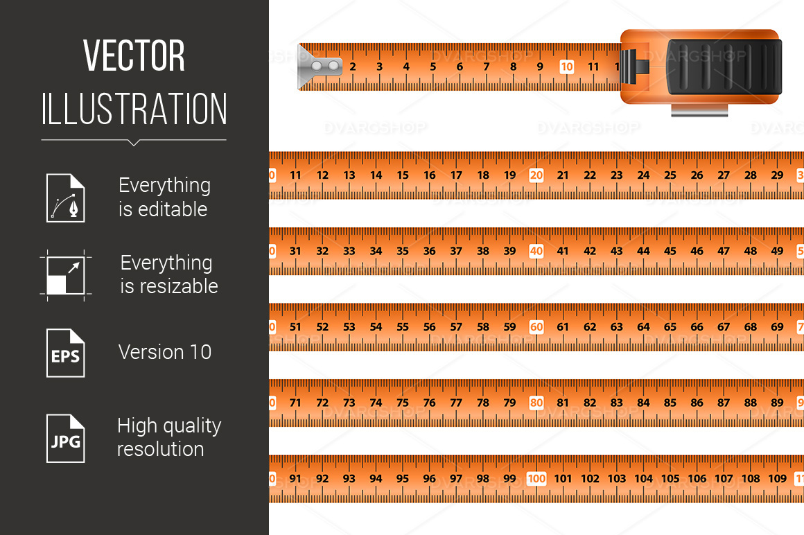 Tape Measure - Vector Image