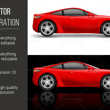 Sport Car Vectors Templates 118858