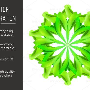 Green Pattern Vectors Templates 118865