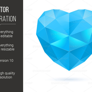 Blue Polygonal Vectors Templates 118878