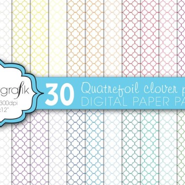 Colorful Clover Vectors Templates 118918