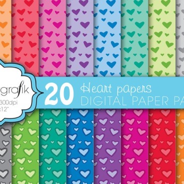 Heart Bright Vectors Templates 118932