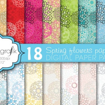 Spring Flower Vectors Templates 118934