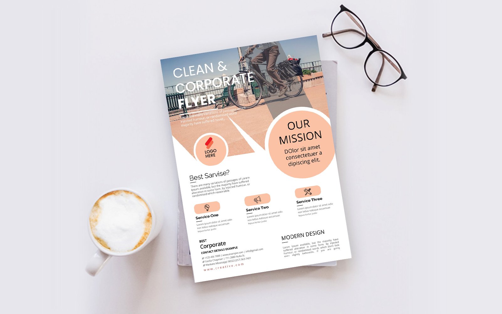 Clean Business Flyer - Corporate Identity Template