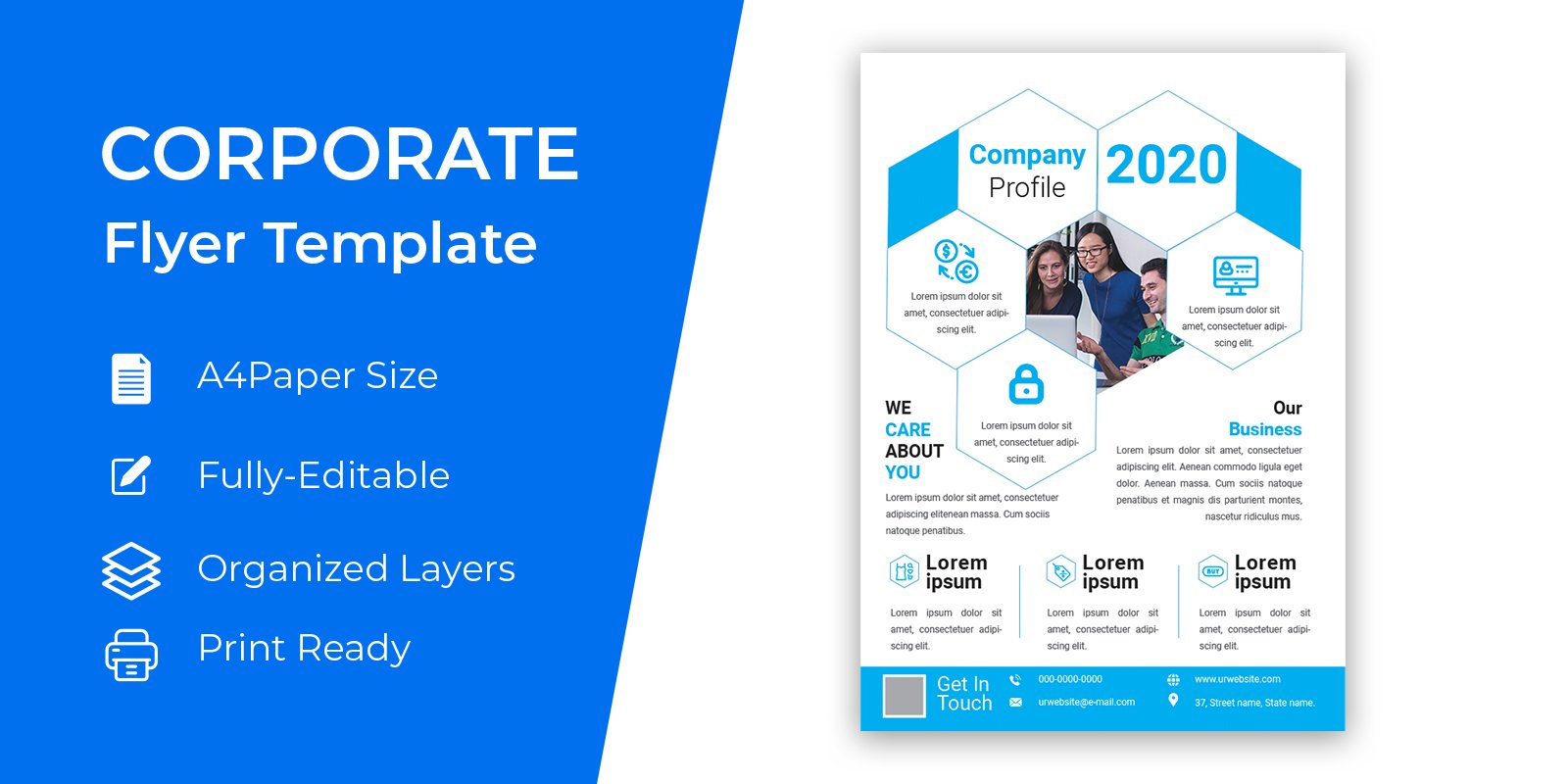 Flyers Volume-1 - Corporate Identity Template