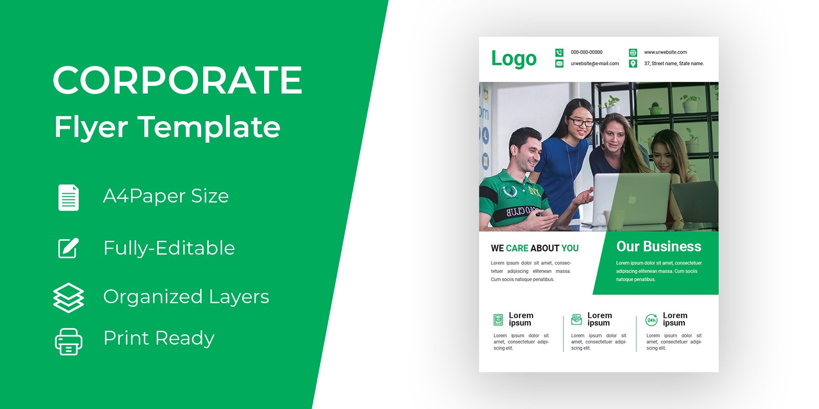 Flyers Volume-3 - Corporate Identity Template