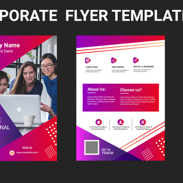 A4 Flyer Corporate Identity 118977