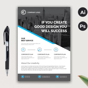 Flyer Business Corporate Identity 119011