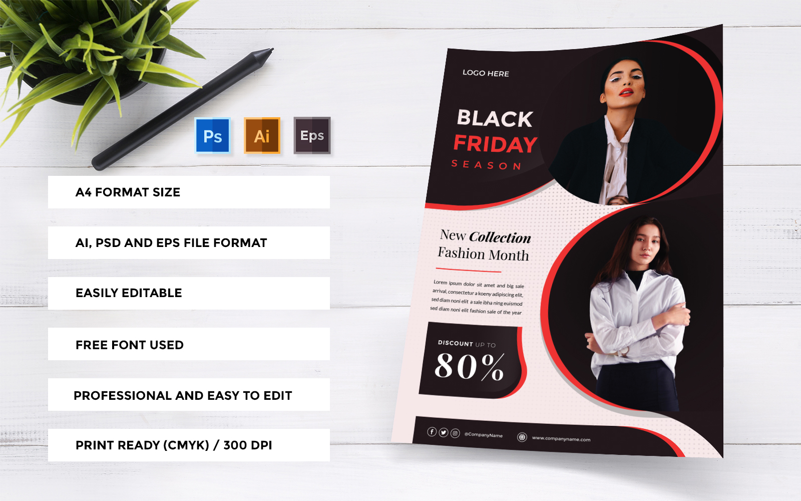 Black Friday Season - Multipurpose Flyer - Corporate Identity Template