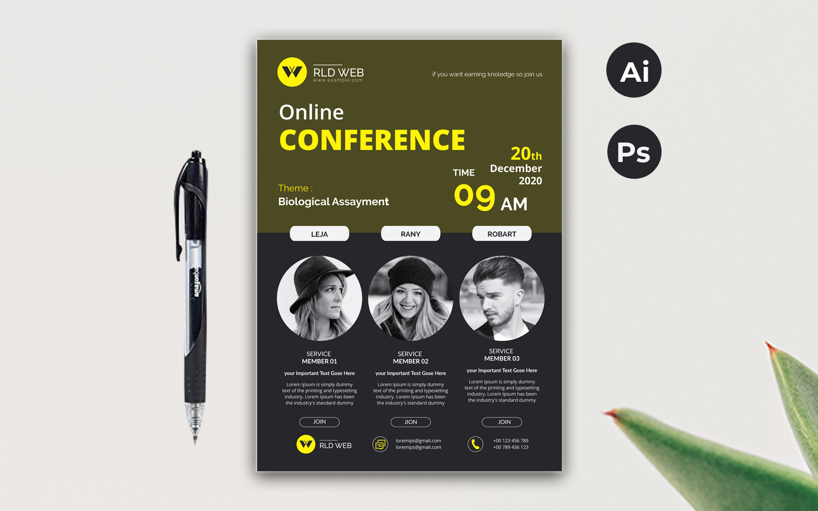 Conference Flyer - Corporate Identity Template