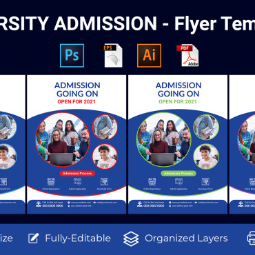 Admission Card Corporate Identity 119017