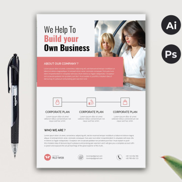 Flyer Business Corporate Identity 119018