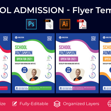Admission Card Corporate Identity 119019