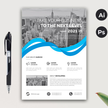 Flyer Business Corporate Identity 119021