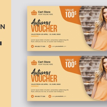 Coupon Template Corporate Identity 119030