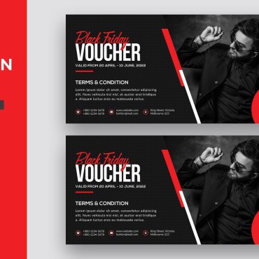 Coupon Template Corporate Identity 119032