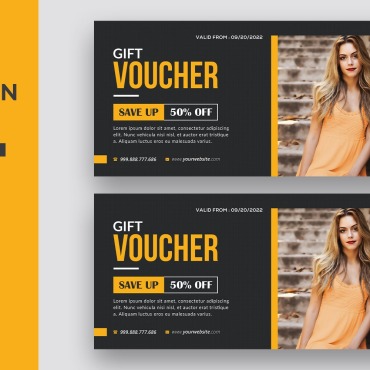 Coupon Template Corporate Identity 119086