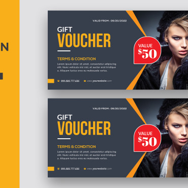 Coupon Template Corporate Identity 119090