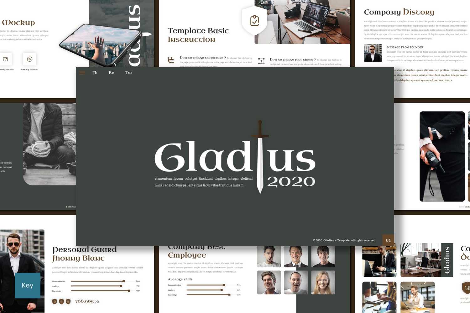 Gladius - Keynote template