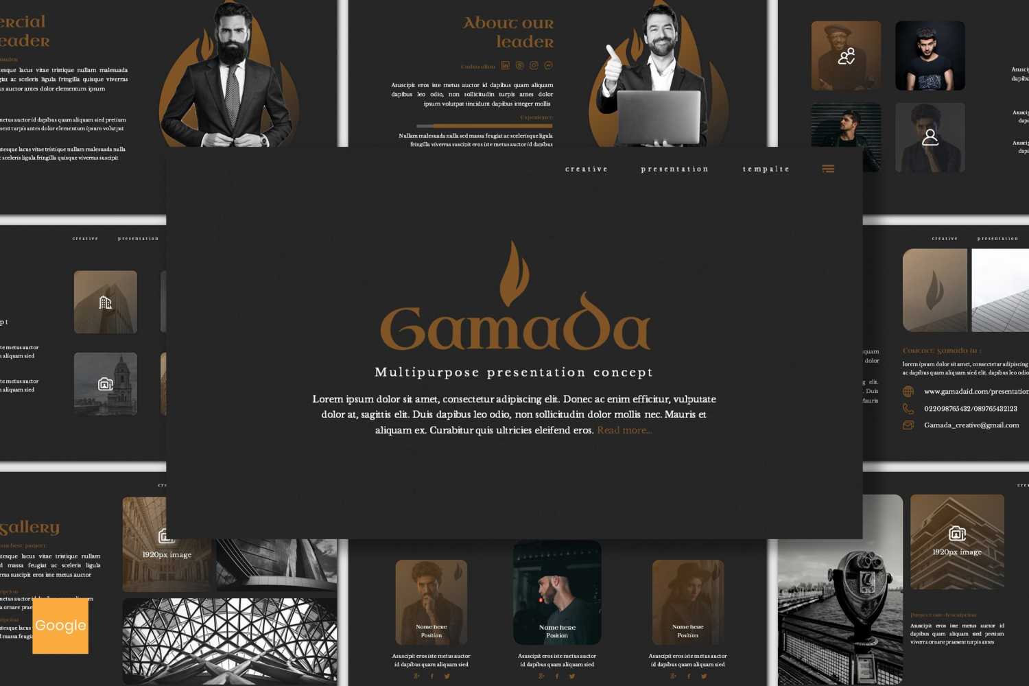 Gamada Google Slides