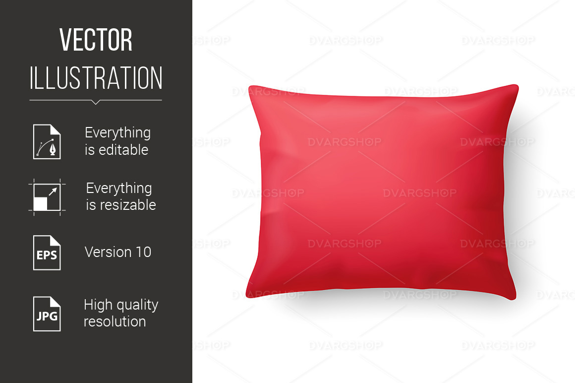 Pillow - Vector Image