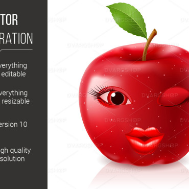 Red Cartoon Vectors Templates 119201