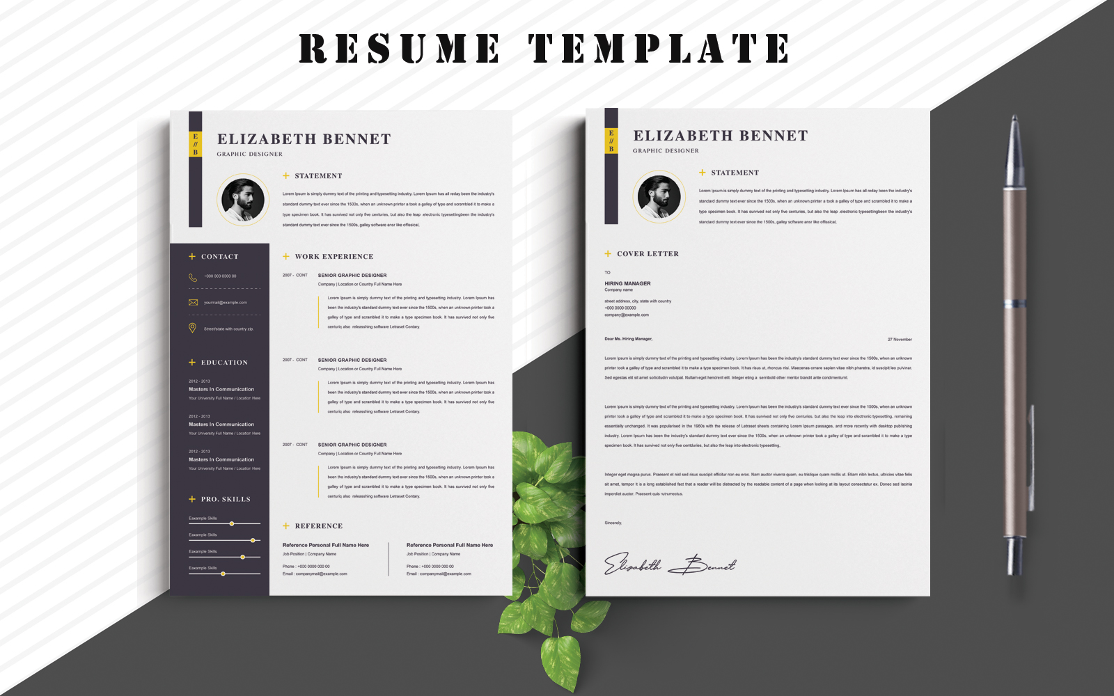 Elizabeth Resume Template