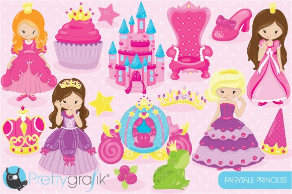 Princess Clipart - Vector Image