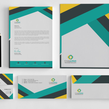 Paperabstract Identitybrandingbranding Corporate Identity 119471