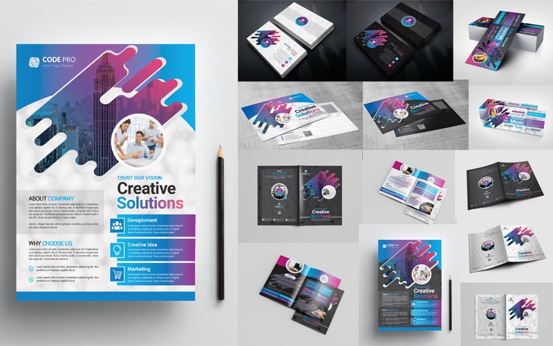 Stationery Print Pack - Corporate Identity Template
