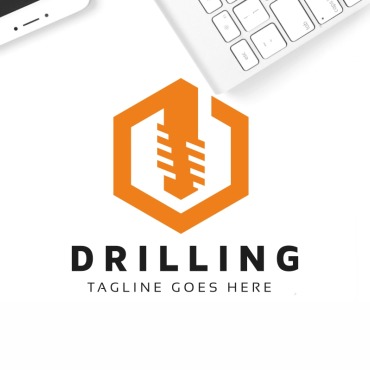 Miningdrilldrillingexcavationfixgemindustrialindustryjack Hammerlaboratorylinemetalpneumatic Logo Templates 119485