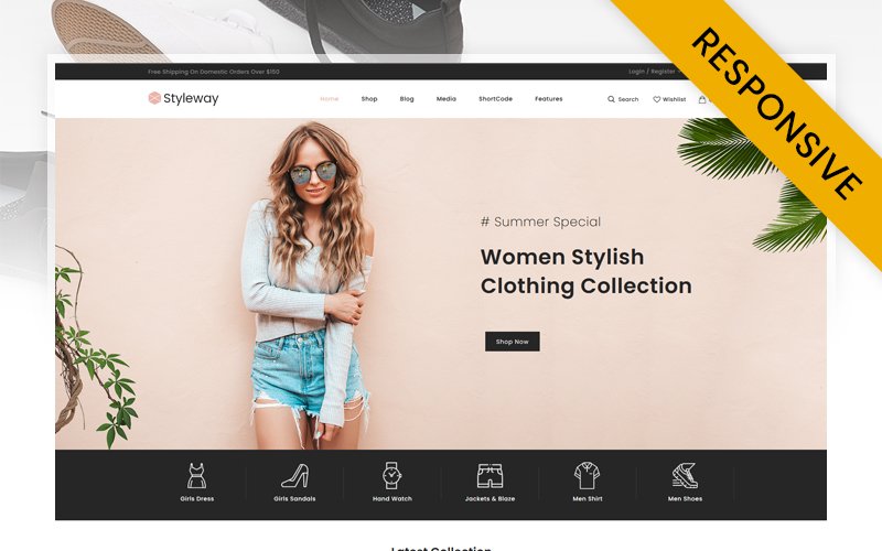 Styleway - Online Fashion Store Elementor WooCommerce Theme