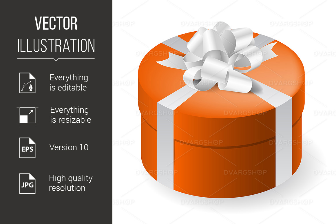 Gift Box - Vector Image