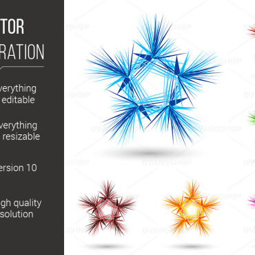 Fluffy Abstract Vectors Templates 119702