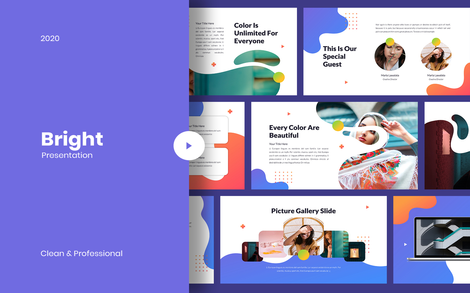 Bright - Creative PowerPoint template