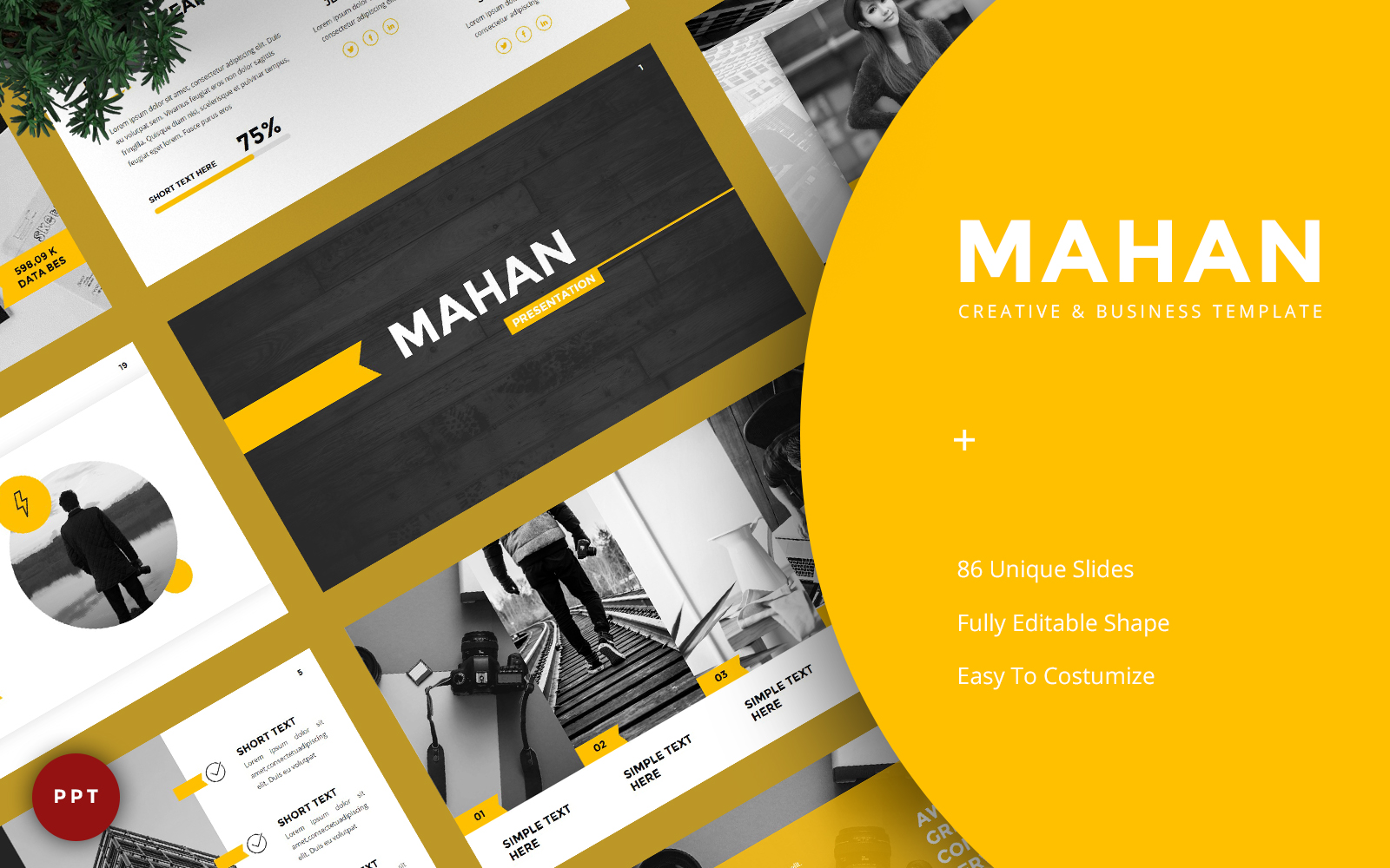 Mahan - Creative & Business PowerPoint template