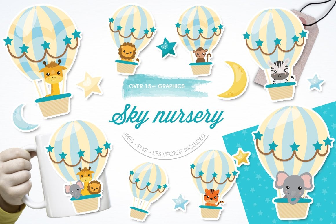 Sky Nursery - Vector Image