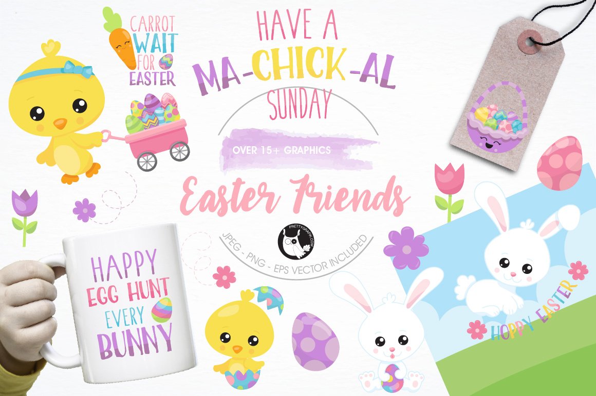 Easter graphics and illustrations - Vector Image