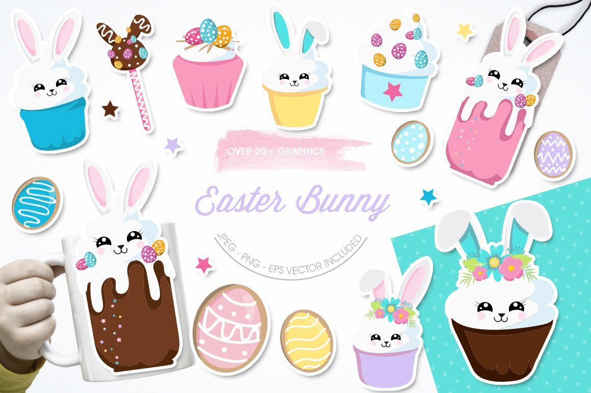 Easter Bunny - Vector Image