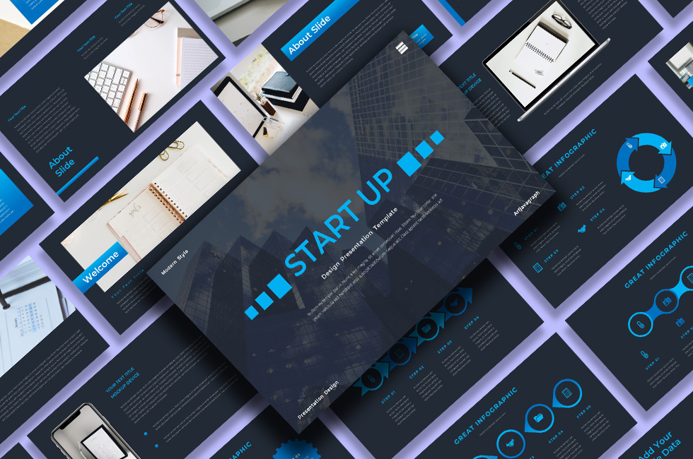 Start Up – Design Google Slides Template